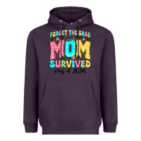 Plum forget the grad mom survived class of 2024 Heavyweight Hoodie - JahusDesignShop