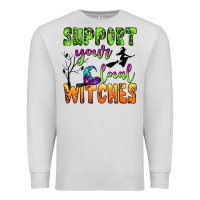 Dove Grey support your local witches Premium Sweatshirt - BundleAndBundleShop