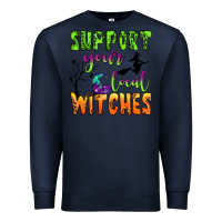 Navy support your local witches Premium Sweatshirt - BundleAndBundleShop