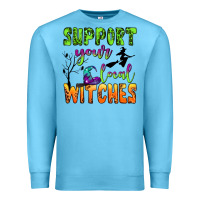 Ocean Blue support your local witches Premium Sweatshirt - BundleAndBundleShop