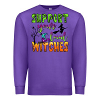 Purple support your local witches Premium Sweatshirt - BundleAndBundleShop