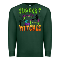 Sports Green support your local witches Premium Sweatshirt - BundleAndBundleShop