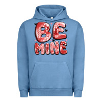 Pigment Pebble Blue be mine Urban Hoodie - MaliasSmallBusiness