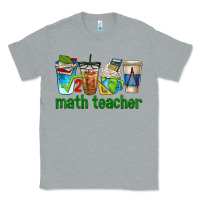 Heather Grey math teacher coffee cups Classic Tee - texasbilliewilder