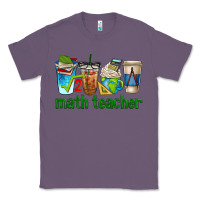 Lavender math teacher coffee cups Classic Tee - texasbilliewilder