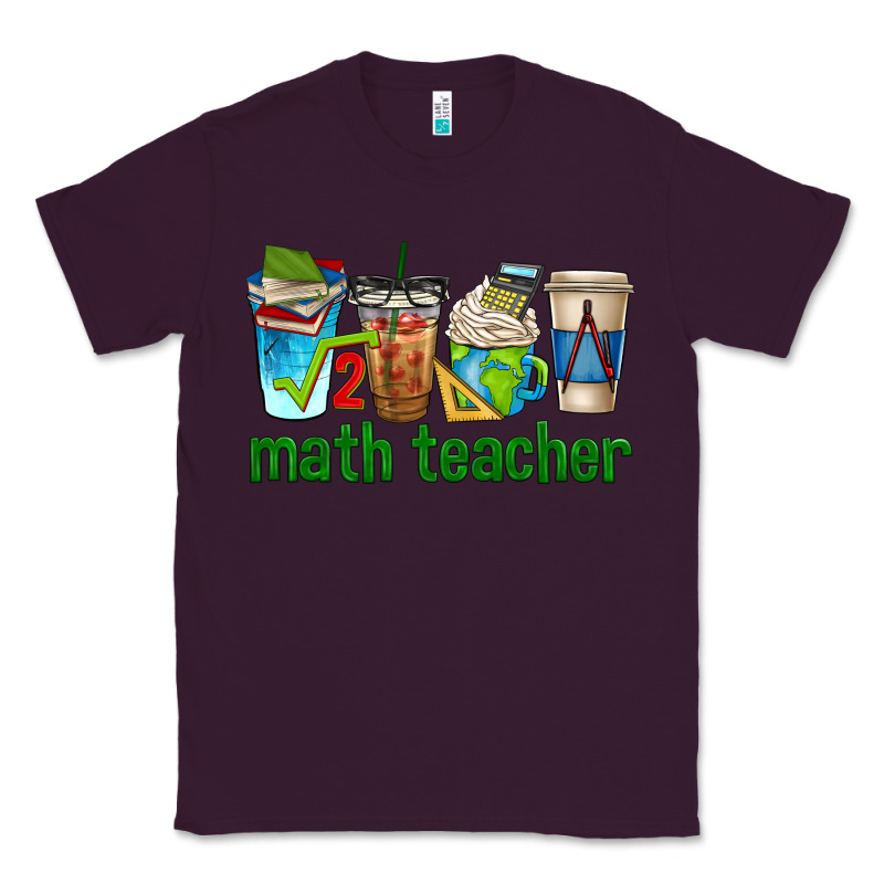Math Teacher Coffee Cups Classic Tee by texasbilliewilder | Teevron