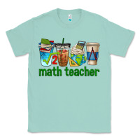 Seafoam math teacher coffee cups Classic Tee - texasbilliewilder