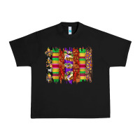 Black mardi gras cake fleur de lis crawfish brushstrokes Urban Heavy Tee - Artiststas