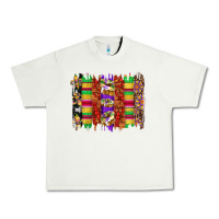 Pistachio mardi gras cake fleur de lis crawfish brushstrokes Urban Heavy Tee - Artiststas