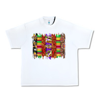 White mardi gras cake fleur de lis crawfish brushstrokes Urban Heavy Tee - Artiststas