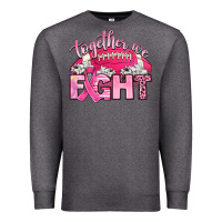 Charcoal Heather together we fight Premium Sweatshirt - Artiststas