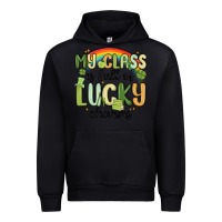 Black my class is full of lucky charms Urban Hoodie - MaliasSmallBusiness
