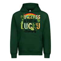 Forest Green my class is full of lucky charms Urban Hoodie - MaliasSmallBusiness