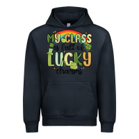 Navy my class is full of lucky charms Urban Hoodie - MaliasSmallBusiness