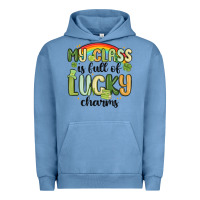 Pigment Pebble Blue my class is full of lucky charms Urban Hoodie - MaliasSmallBusiness