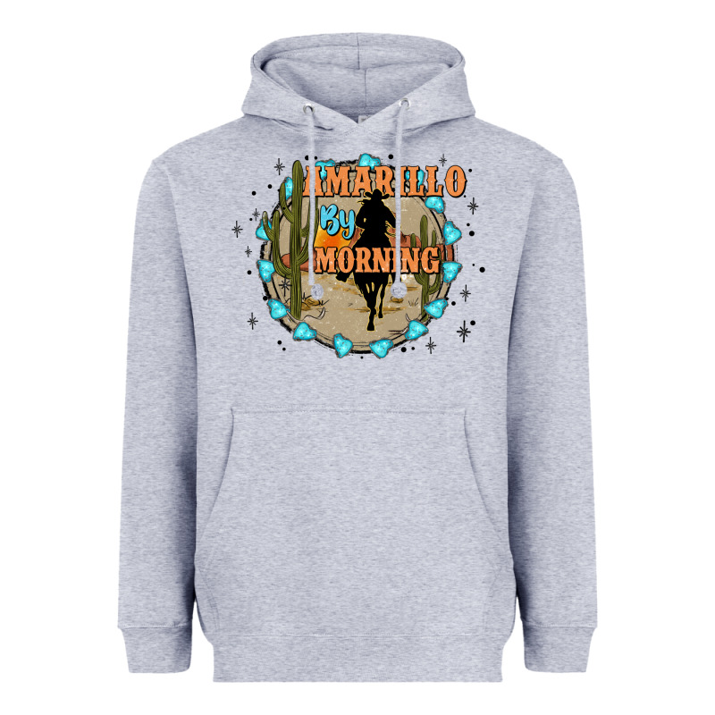 Amarillo By Morning Heavyweight Hoodie by JahusDesignShop | Teevron
