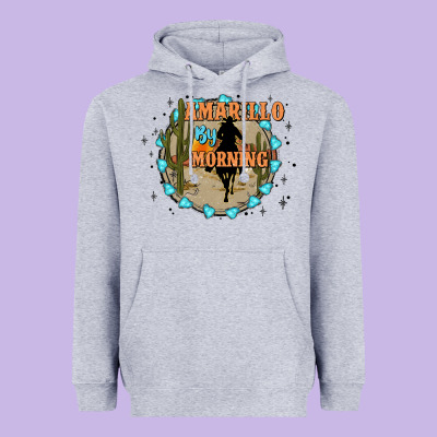 Amarillo By Morning Heavyweight Hoodie Designed By Jahusdesignshop