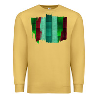 Antique Gold Green Red Western Farm Life Brush Stroke Premium Sweatshirt - Bettercallsaul