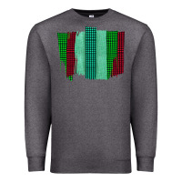 Charcoal Heather Green Red Western Farm Life Brush Stroke Premium Sweatshirt - Bettercallsaul
