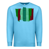 Ocean Blue Green Red Western Farm Life Brush Stroke Premium Sweatshirt - Bettercallsaul
