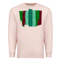 Pale Pink Green Red Western Farm Life Brush Stroke Premium Sweatshirt - Bettercallsaul