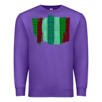 Purple Green Red Western Farm Life Brush Stroke Premium Sweatshirt - Bettercallsaul