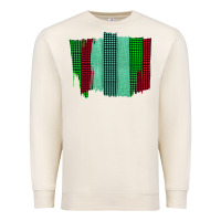 Sandshell Green Red Western Farm Life Brush Stroke Premium Sweatshirt - Bettercallsaul