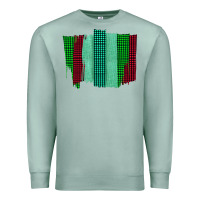 Seafoam Green Red Western Farm Life Brush Stroke Premium Sweatshirt - Bettercallsaul