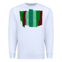 White Green Red Western Farm Life Brush Stroke Premium Sweatshirt - Bettercallsaul