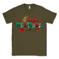 Army Green mexicana Classic Tee - texasbilliewilder