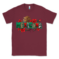 Burgundy mexicana Classic Tee - texasbilliewilder