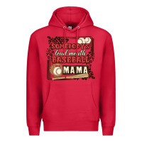 Cardinal somebody's loud mouth baseball mama Premium Hoodie - MaliasSmallBusiness