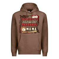 Chestnut somebody's loud mouth baseball mama Premium Hoodie - MaliasSmallBusiness