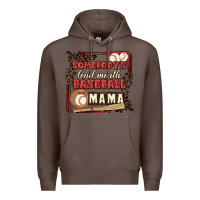 Coffee somebody's loud mouth baseball mama Premium Hoodie - MaliasSmallBusiness