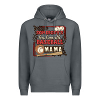 Rock somebody's loud mouth baseball mama Premium Hoodie - MaliasSmallBusiness
