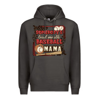 Smoke somebody's loud mouth baseball mama Premium Hoodie - MaliasSmallBusiness