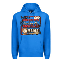 True Royal somebody's loud mouth baseball mama Premium Hoodie - MaliasSmallBusiness