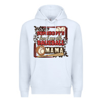 White somebody's loud mouth baseball mama Premium Hoodie - MaliasSmallBusiness