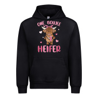 Black one boujee heifer Urban Hoodie - MaliasSmallBusiness