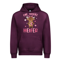 Mauve Wine one boujee heifer Urban Hoodie - MaliasSmallBusiness