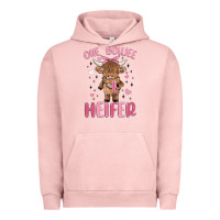 Pigment Salmon one boujee heifer Urban Hoodie - MaliasSmallBusiness