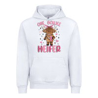 White one boujee heifer Urban Hoodie - MaliasSmallBusiness