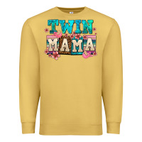 Antique Gold twin mama Premium Sweatshirt - AdoDesignShop