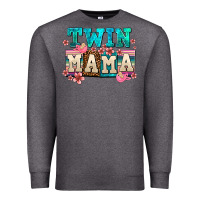 Charcoal Heather twin mama Premium Sweatshirt - AdoDesignShop