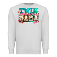Dove Grey twin mama Premium Sweatshirt - AdoDesignShop
