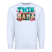 White twin mama Premium Sweatshirt - AdoDesignShop