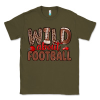 Army Green wild about football Classic Tee - Zillion Design Studio