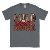 Charcoal Heather wild about football Classic Tee - Zillion Design Studio