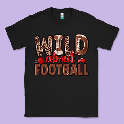 Wild About Football Classic Tee Designed By Zillion Design Studio