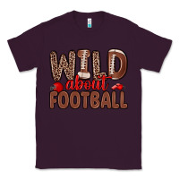 Plum wild about football Classic Tee - Zillion Design Studio